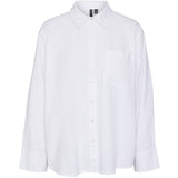 Vero Moda VERO MODA dame skjorte VMIDA Shirt Bright White