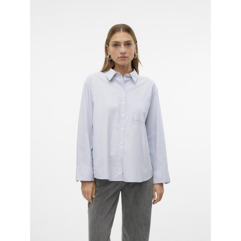 Vero Moda VERO MODA dame skjorte VMIDA Shirt Light blue