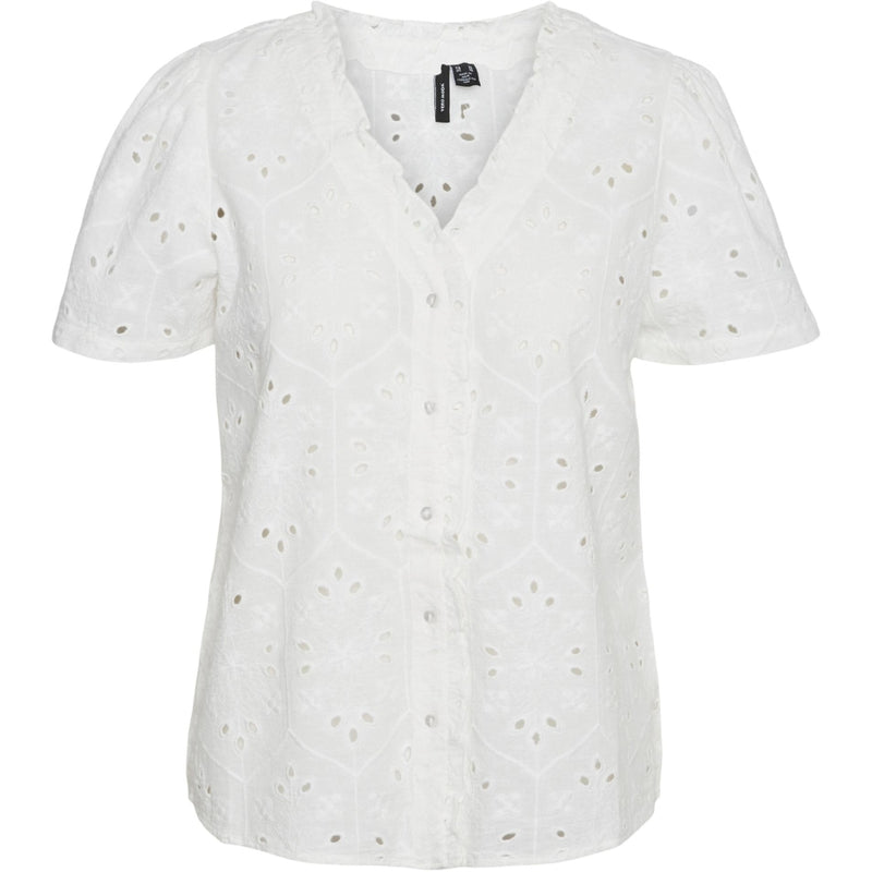 Vero Moda VERO MODA dame skjorte VMIRINA Blouse Snow white