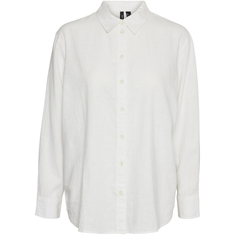 Vero Moda VERO MODA dame skjorte VMLINN Shirt Snow white