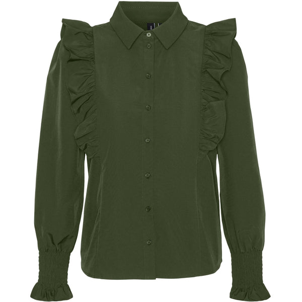 Vero Moda VERO MODA dame skjorte VMMELLA Shirt Rifle Green