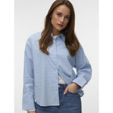 Vero Moda VERO MODA dame skjorte VMMONDAY Shirt Cashmere Blue Jima