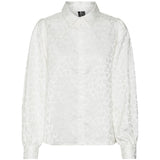 Vero Moda VERO MODA dame skjorte VMVIGO Restudsalg Snow white