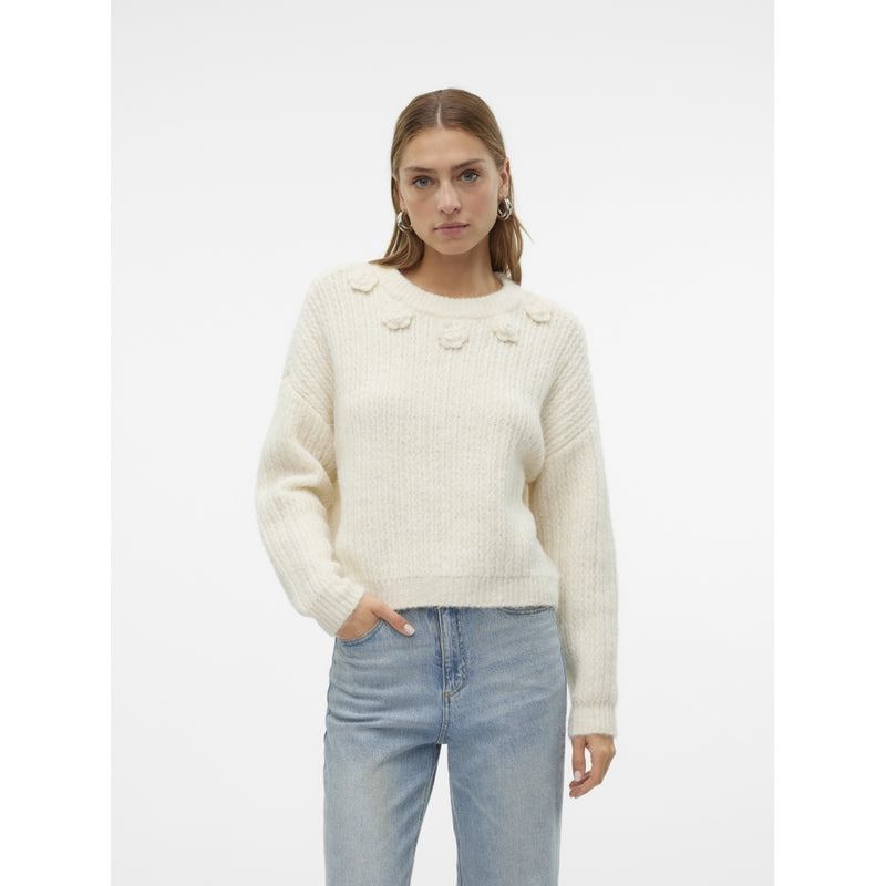 Vero Moda VERO MODA dame strik VMALETTA Knit Birch W. MELANGE