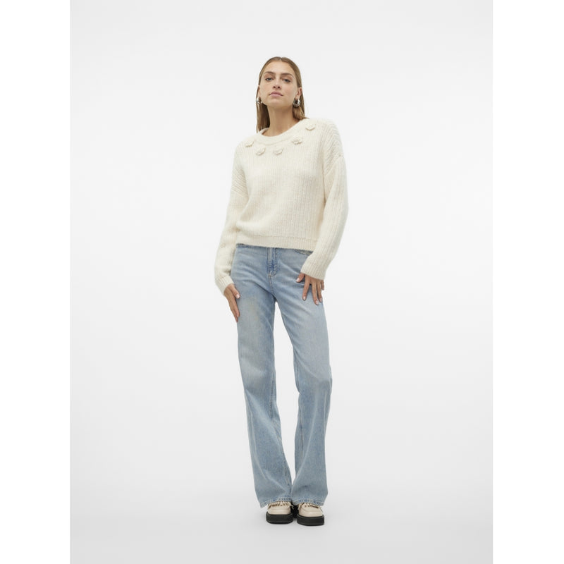 Vero Moda VERO MODA dame strik VMALETTA Knit Birch W. MELANGE