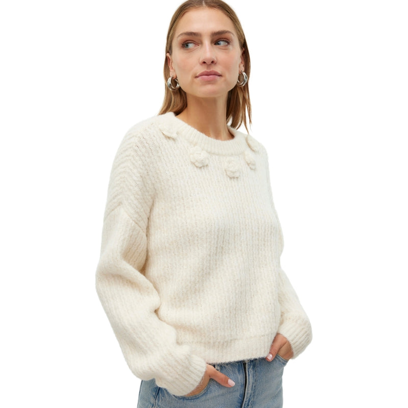 Vero Moda VERO MODA dame strik VMALETTA Knit Birch W. MELANGE