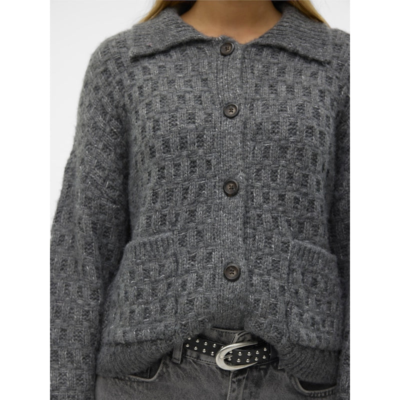 Vero Moda VERO MODA dame strik VMCARLIE Knit Medium grey melange