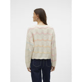 Vero Moda VERO MODA dame strik VMHATTY Knit Birch W SPACE DYE