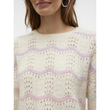 Vero Moda VERO MODA dame strik VMHATTY Knit Birch W SPACE DYE