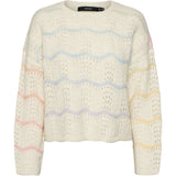 Vero Moda VERO MODA dame strik VMHATTY Knit Birch W SPACE DYE