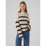 Vero Moda VERO MODA dame strik VMHILDA Knit Birch BLACK