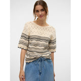 Vero Moda VERO MODA dame strik VMMADEIRA Knit Birch