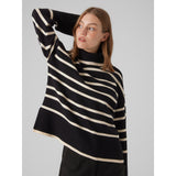 Vero Moda VERO MODA dame strik VMSABA Knit Black BIRCH