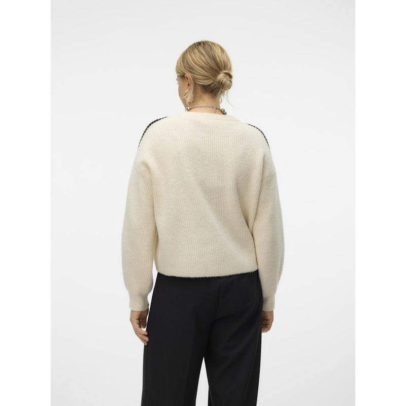 Vero Moda VERO MODA dame strik VMZORA Knit Birch W. CHOCOLATE TORTE STITCH