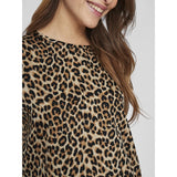 VILA VILA dame top VIELLETTE Top Caramel Café LEO