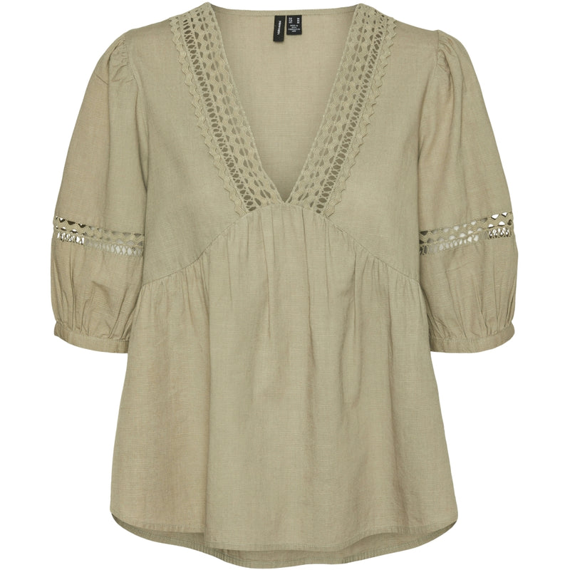 Vero Moda VERO MODA dame top VMLOUISA Top Laurel Oak