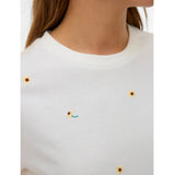 Vero Moda VERO MODA dame top VMSOLA Top Snow White sunflower