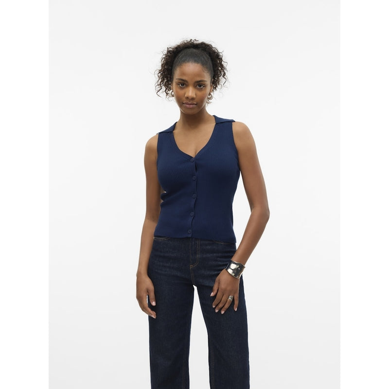 Vero Moda VERO MODA dame top VMWILLOW Top Navy Blazer