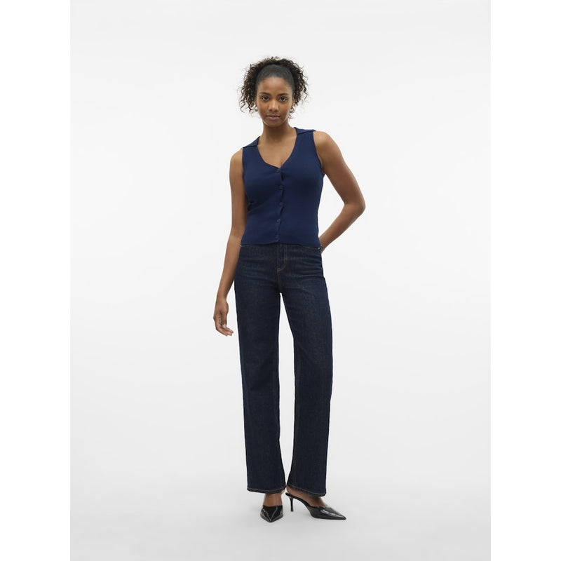 Vero Moda VERO MODA dame top VMWILLOW Top Navy Blazer