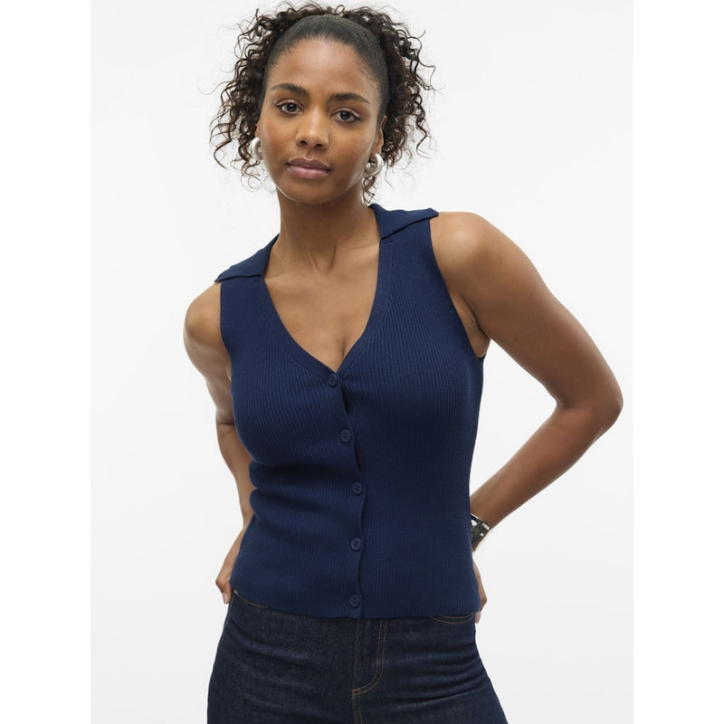 Vero Moda VERO MODA dame top VMWILLOW Top Navy Blazer