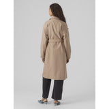 Vero Moda VERO MODA dame trenchcoat VMDOREEN Jacket Silver Mink