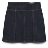 Vero Moda VERO MODA nederdel AWRILA Skirt Dark Blue Denim Rinse
