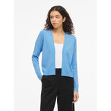 VILA VILA DAME CARDIGAN VIRIL SHORT L/S KNIT CARDIGAN-NOOS Cardigan All Aboard DARK MELANGE