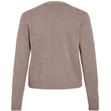 VILA VILA DAME CARDIGAN VIRIL SHORT L/S KNIT CARDIGAN-NOOS Cardigan Falcon Melange