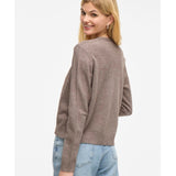 VILA VILA DAME CARDIGAN VIRIL SHORT L/S KNIT CARDIGAN-NOOS Cardigan Falcon Melange