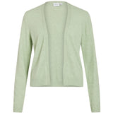 VILA VILA DAME CARDIGAN VIRIL SHORT L/S KNIT CARDIGAN-NOOS Cardigan Smoke Green LIGHT MELANGE