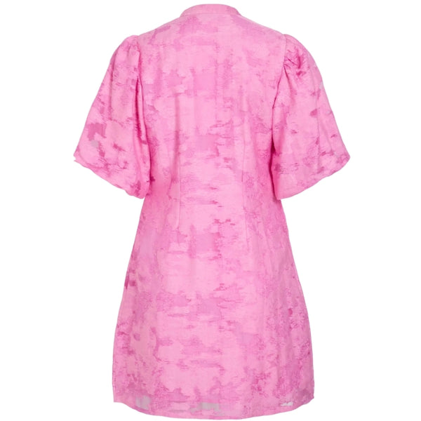 VILA VILA DAME KJOLE VIAGGA Dress Sangria Sunset JACQUARD