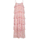 VILA VILA DAME KJOLE VIHARLEY Dress Sea Pink SMALL FLOWERS