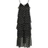 VILA VILA DAME KJOLE VIHARLEY Restudsalg Black White Dots