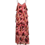 VILA VILA DAME KJOLE VIHARLEY Dress Holly Berry Flowers