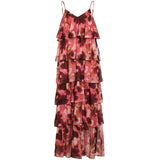 VILA VILA DAME KJOLE VIHARLEY Dress Holly Berry Flowers