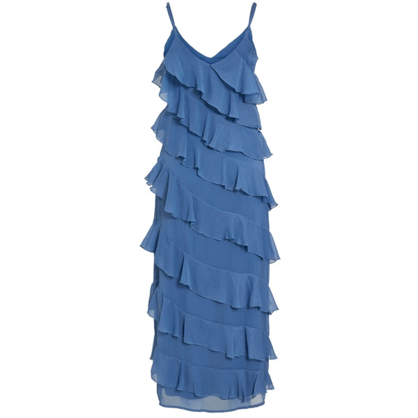VILA VILA DAME KJOLE VILUNA Dress Cashmere Blue