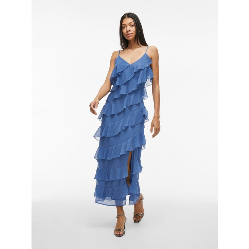 VILA VILA DAME KJOLE VILUNA Dress Cashmere Blue