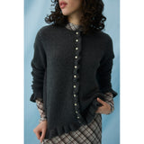 VILA VILA Dame Cardigan VIJacia Knit Medium grey melange