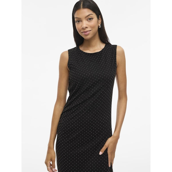 VILA VILA Dame Kjole VIMINNA Dress Black Beauty
