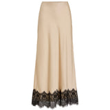 VILA VILA Dame Nederdel VIEllette Skirt Cement BLACK LACE