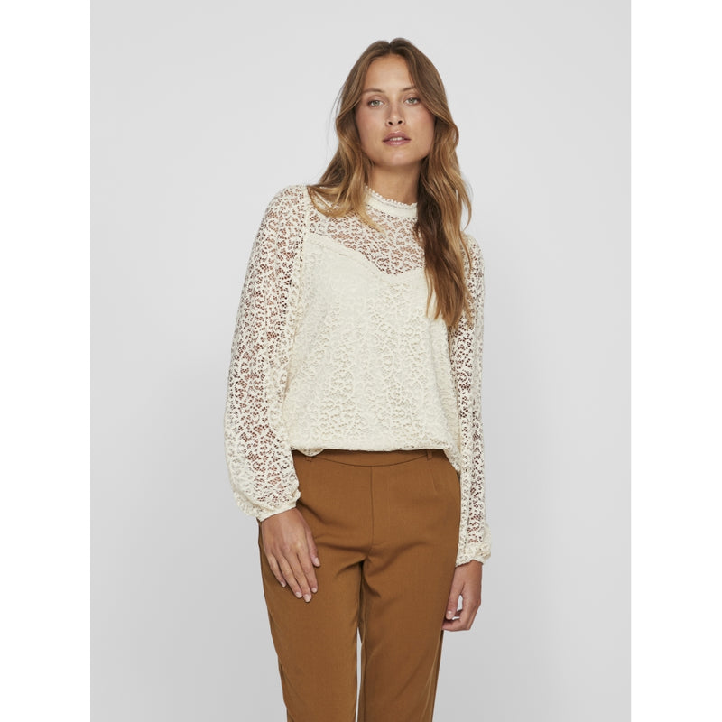 VILA VILA dame bluse VIGLAZE Blouse Birch