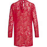 VILA VILA dame bluse VISELLY Blouse Poppy Red