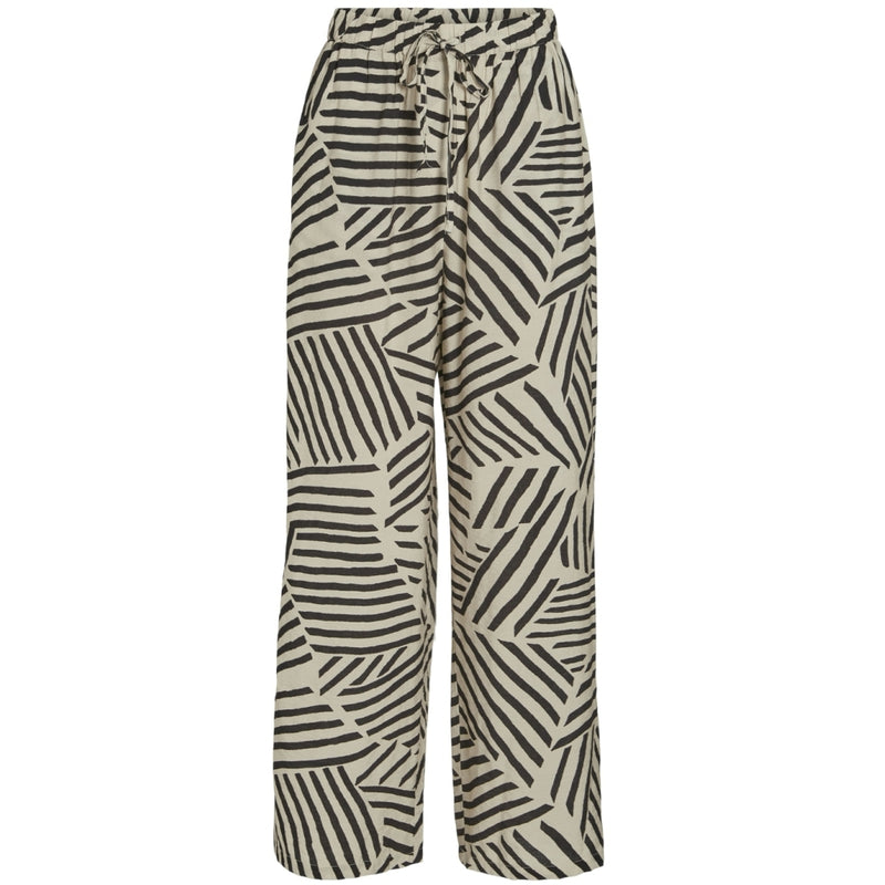 VILA VILA dame bukser VISASJA Pant Birch BLACK