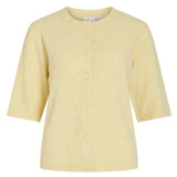 VILA VILA dame cardigan VILIGA Cardigan Pastel Yellow MELANGE