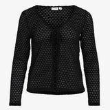 VILA VILA dame cardigan VIMIRONA Cardigan Black Beauty
