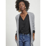 VILA VILA dame cardigan VIRIL Cardigan Medium grey melange