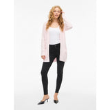 VILA VILA dame cardigan VIRIL Cardigan Cherry Blossom LIGHT MELANGE