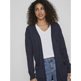 VILA VILA dame cardigan VIRIL Cardigan Total eclipse melange