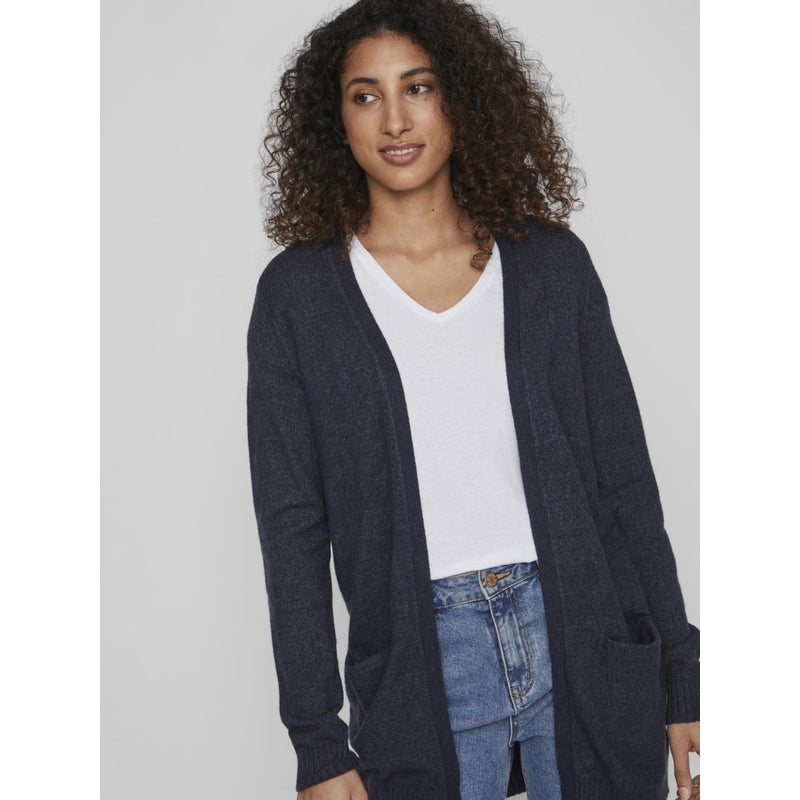 VILA VILA dame cardigan VIRIL Cardigan Total eclipse melange