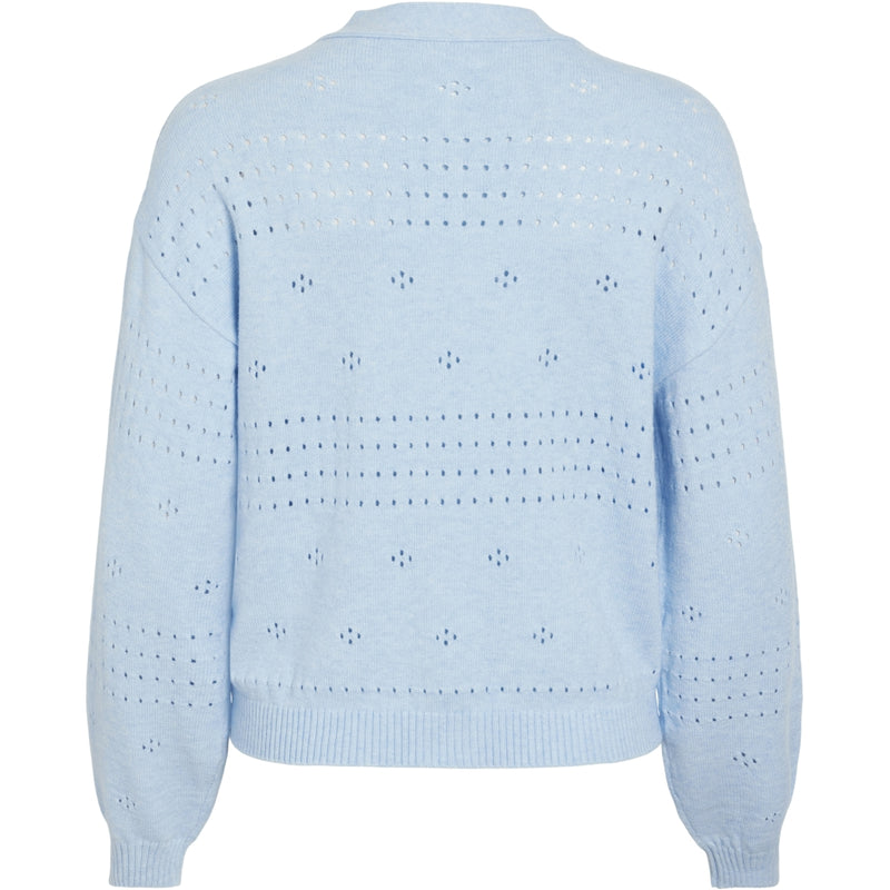 VILA VILA dame cardigan VIRIL Cardigan Kentucky Blue MELANGE